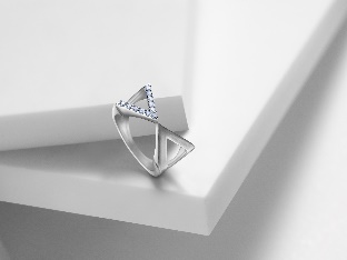 18748 Platinum ring by Platinum Evara